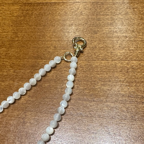 GORJANA CARTER GEMSTONE NECKLACE (MOTHER OF PEARL) - Picture 5 of 7